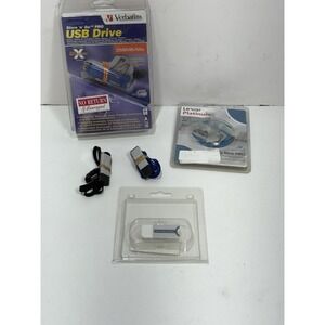 Lot USED USB Flash Drive Memory Stick Pendrive Adaptor 1Gb 512mb 256mb (5pc)